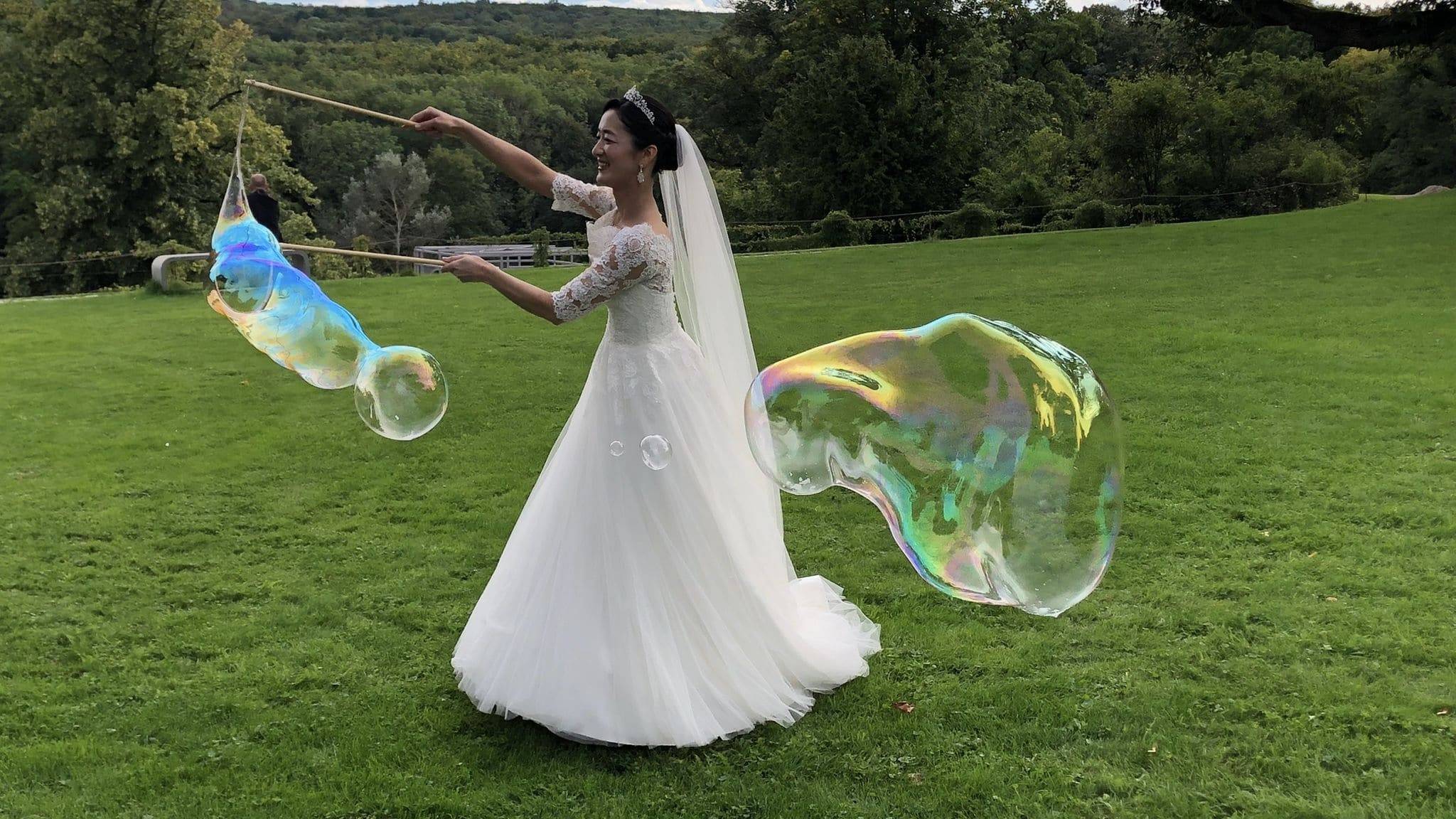 Braut bei einer Hochzeit
