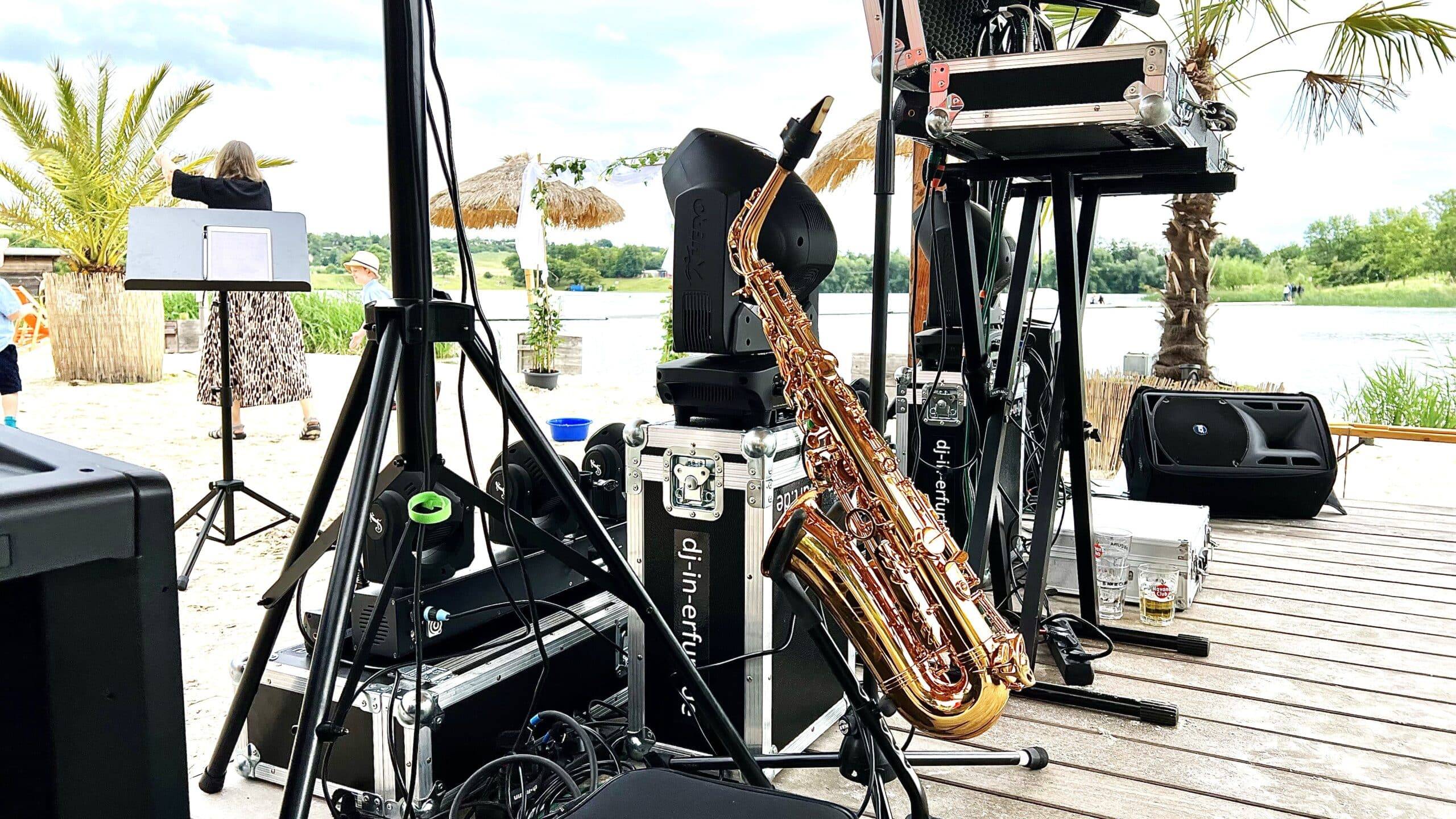 Saxophon Liveact von dj-in-erfurt.de